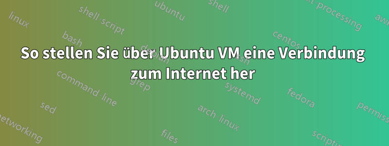 So stellen Sie über Ubuntu VM eine Verbindung zum Internet her