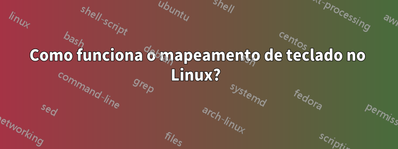 Como funciona o mapeamento de teclado no Linux? 