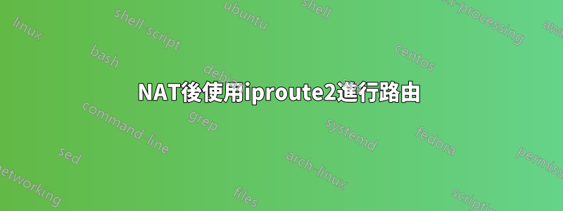 NAT後使用iproute2進行路由