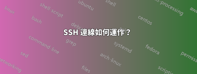 SSH 連線如何運作？