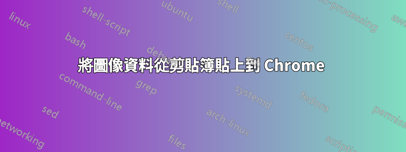 將圖像資料從剪貼簿貼上到 Chrome