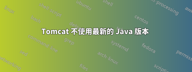 Tomcat 不使用最新的 Java 版本