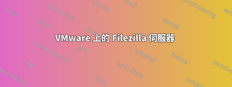 VMware 上的 Filezilla 伺服器