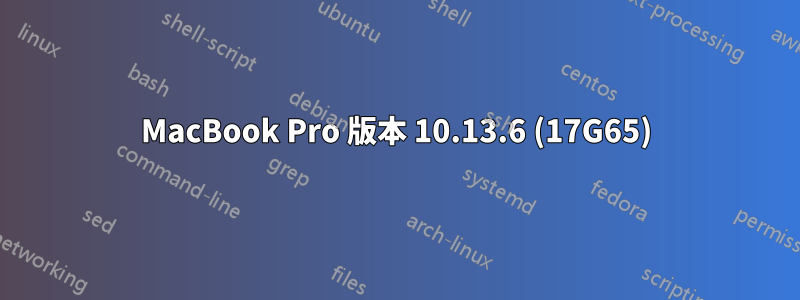 MacBook Pro 版本 10.13.6 (17G65)