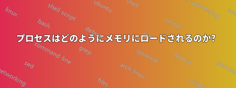 プロセスはどのようにメモリにロードされるのか? 