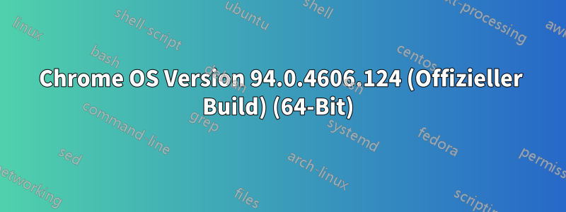 Chrome OS Version 94.0.4606.124 (Offizieller Build) (64-Bit) 