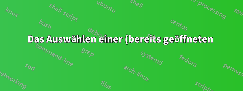 Das Auswählen einer (bereits geöffneten) Anwendung in meiner Taskleiste, um sie in den Vordergrund und in den Fokus zu bringen, funktioniert häufig nicht