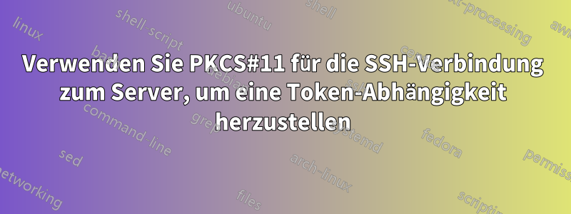 Verwenden Sie PKCS#11 für die SSH-Verbindung zum Server, um eine Token-Abhängigkeit herzustellen