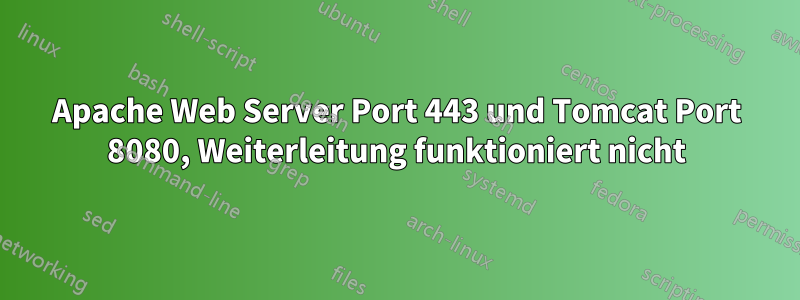 Apache Web Server Port 443 und Tomcat Port 8080, Weiterleitung funktioniert nicht