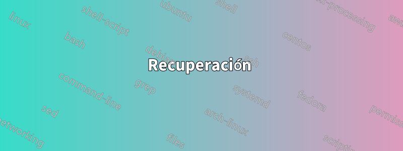 Recuperación