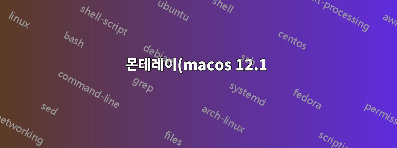 몬테레이(macos 12.1)에서 `watchexec`를 호출하는 프로세스는 무엇입니까?