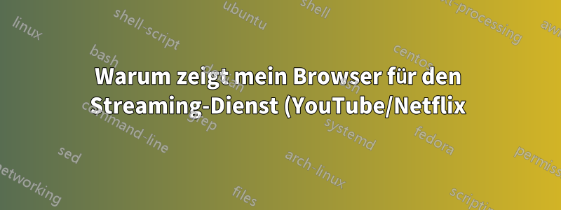 Warum zeigt mein Browser für den Streaming-Dienst (YouTube/Netflix) unterschiedliche IP- und ASN-Nummern (Autonomous System Number) an?