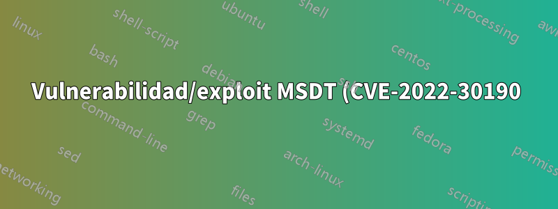 Vulnerabilidad/exploit MSDT (CVE-2022-30190) | ¿Es suficiente cambiar el nombre de la clave de registro "ms-msdt" para solucionar el problema?