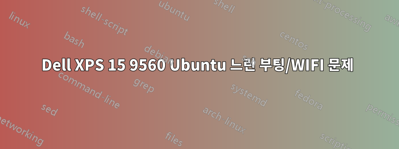 Dell XPS 15 9560 Ubuntu 느린 부팅/WIFI 문제