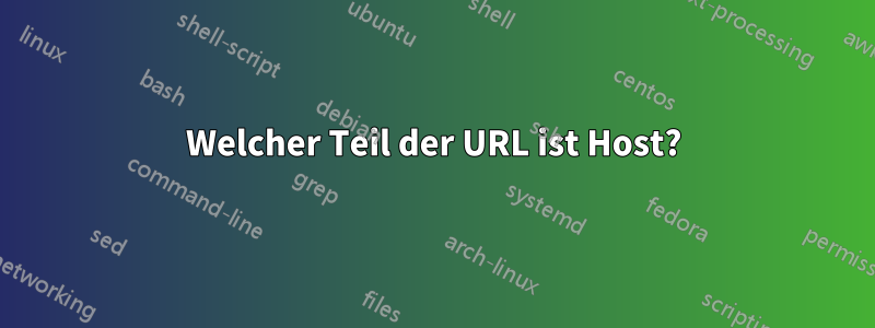 Welcher Teil der URL ist Host?