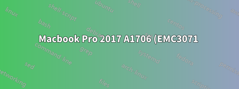 Macbook Pro 2017 A1706 (EMC3071) 更換新電池後出現問題