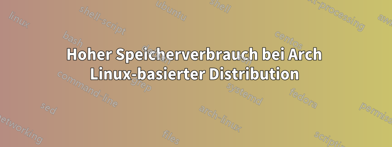 Hoher Speicherverbrauch bei Arch Linux-basierter Distribution