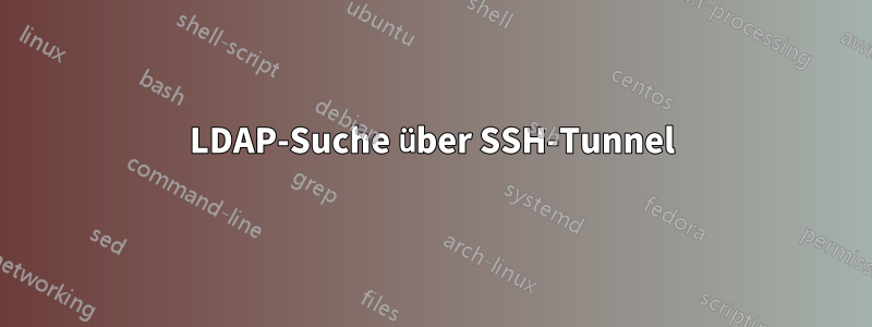 LDAP-Suche über SSH-Tunnel