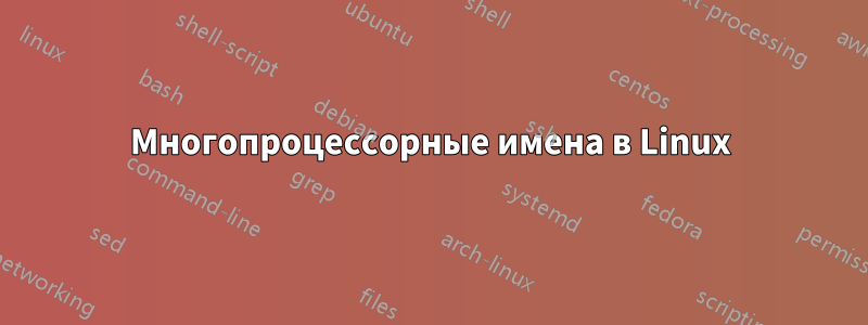 Многопроцессорные имена в Linux