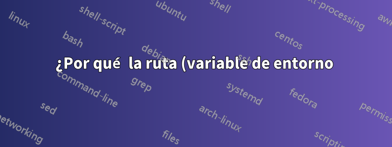 ¿Por qué la ruta (variable de entorno) es diferente entre mostrar en el cmd y la propiedad del sistema? (Windows10)