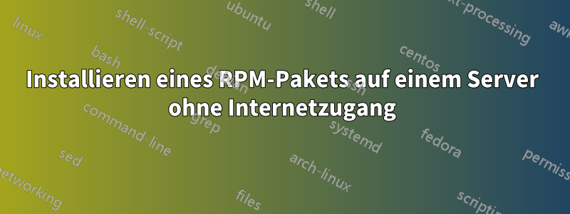 Installieren eines RPM-Pakets auf einem Server ohne Internetzugang