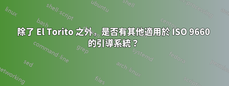 除了 El Torito 之外,是否有其他適用於 ISO 9660 的引導系統?