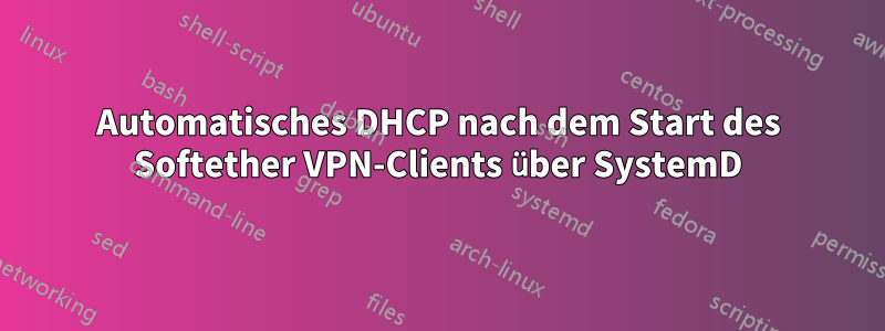 Automatisches DHCP nach dem Start des Softether VPN-Clients über SystemD