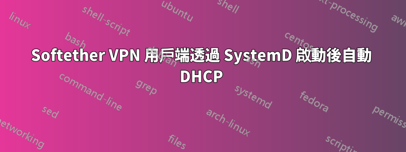 Softether VPN 用戶端透過 SystemD 啟動後自動 DHCP
