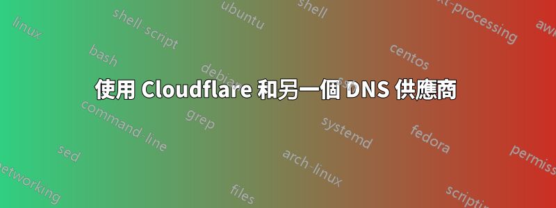 使用 Cloudflare 和另一個 DNS 供應商