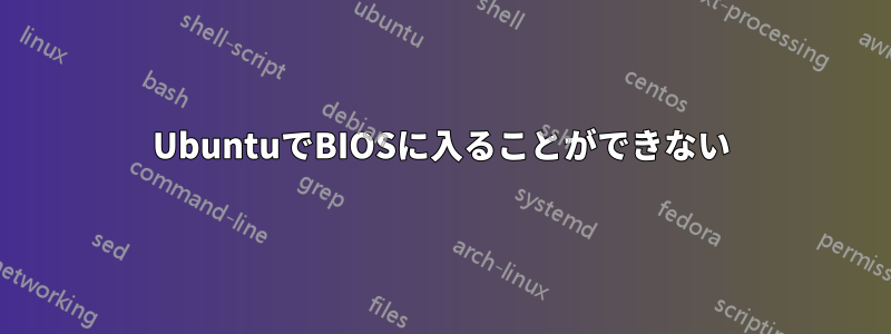 UbuntuでBIOSに入ることができない