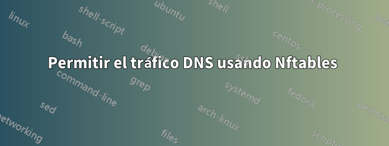 Permitir el tráfico DNS usando Nftables