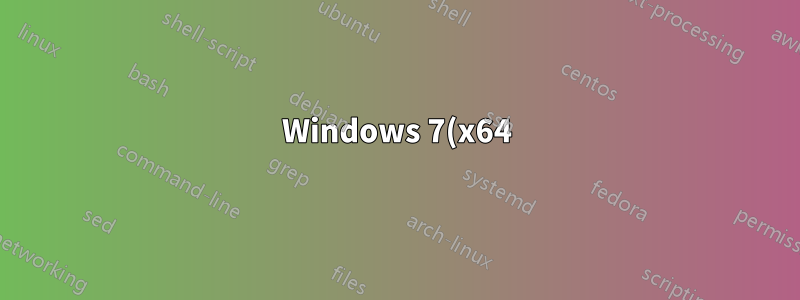 Windows 7(x64)에서 Windows Vista(x64) 드라이버를 사용할 수 있습니까?