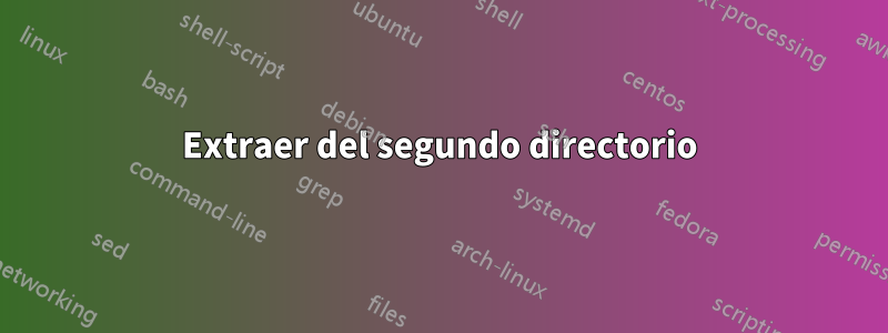 Extraer del segundo directorio