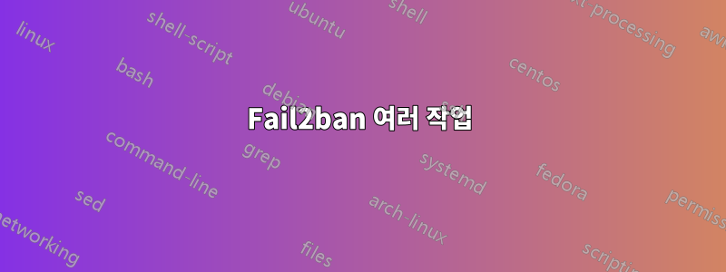 Fail2ban 여러 작업