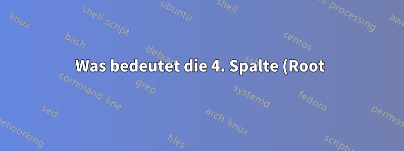 Was bedeutet die 4. Spalte (Root) in /proc/.../mountinfo?
