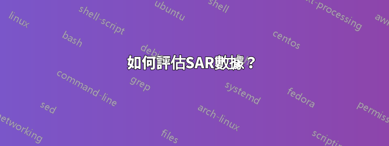 如何評估SAR數據？