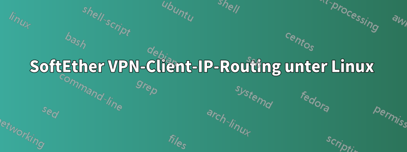 SoftEther VPN-Client-IP-Routing unter Linux