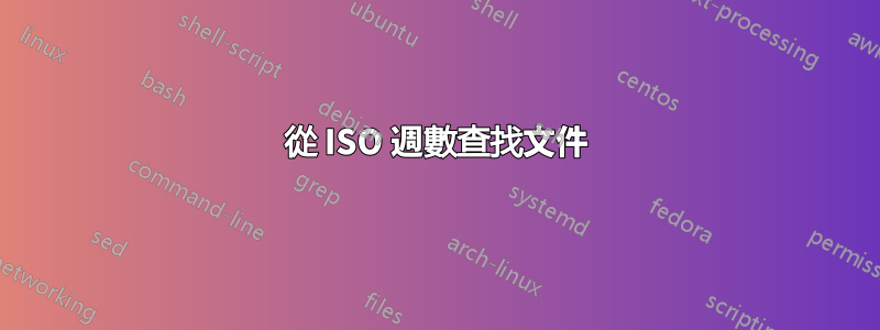 從 ISO 週數查找文件