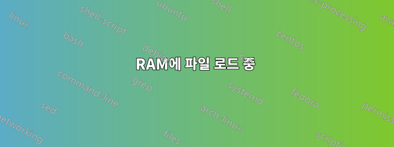 RAM에 파일 로드 중