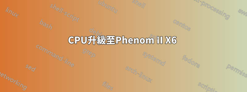 CPU升級至Phenom II X6