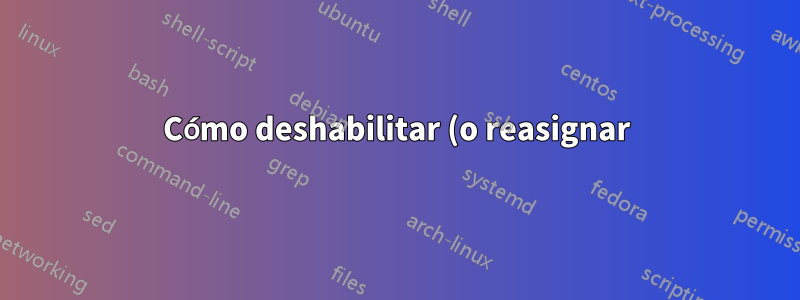 Cómo deshabilitar (o reasignar) la tecla de acceso rápido de Office