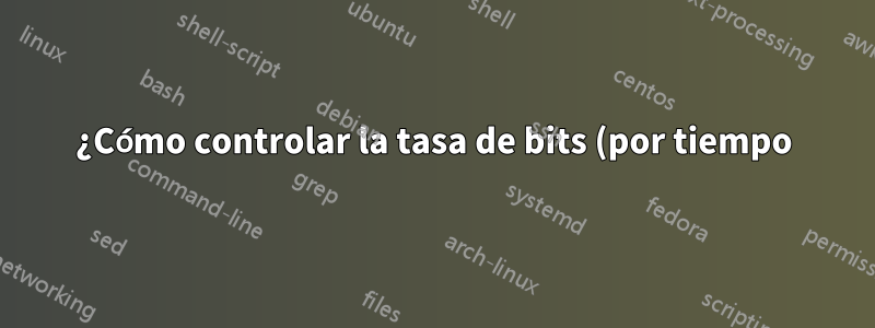 ¿Cómo controlar la tasa de bits (por tiempo) de MP3 - diferentes CBR/VBR en diferentes secciones?