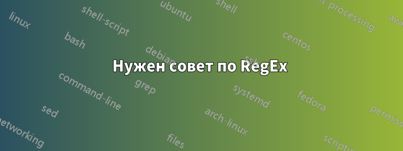 Нужен совет по RegEx