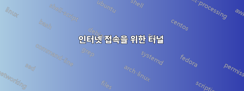 인터넷 접속을 위한 터널