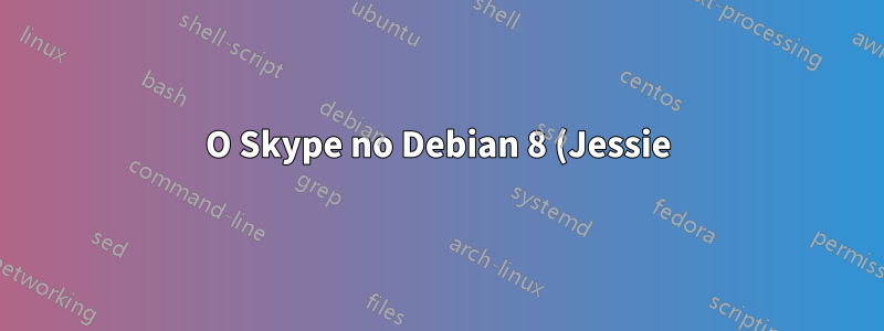 O Skype no Debian 8 (Jessie) é executado, mas nenhuma janela é exibida