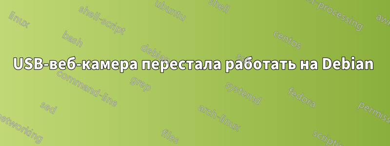 USB-веб-камера перестала работать на Debian