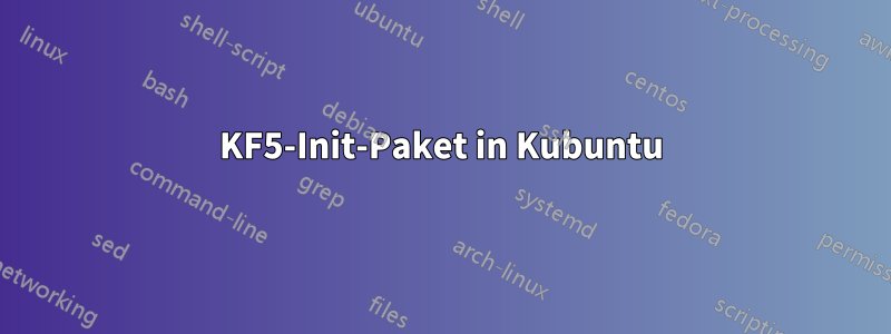 KF5-Init-Paket in Kubuntu