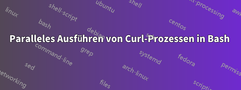 Paralleles Ausführen von Curl-Prozessen in Bash