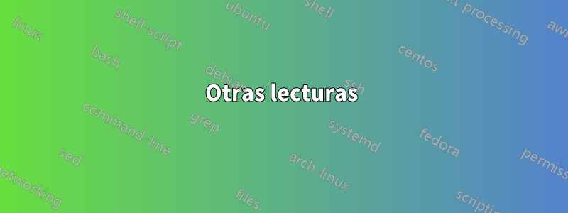 Otras lecturas