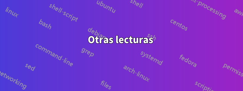 Otras lecturas
